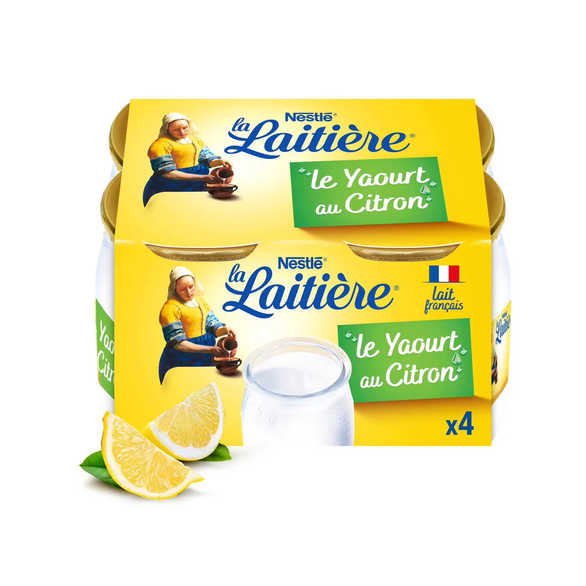 LA LAITIERE Yaourt au lait entier citron