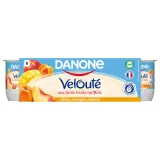 DANONE Velouté Yaourt brassé aux fruits mixés pêche mangue abricot