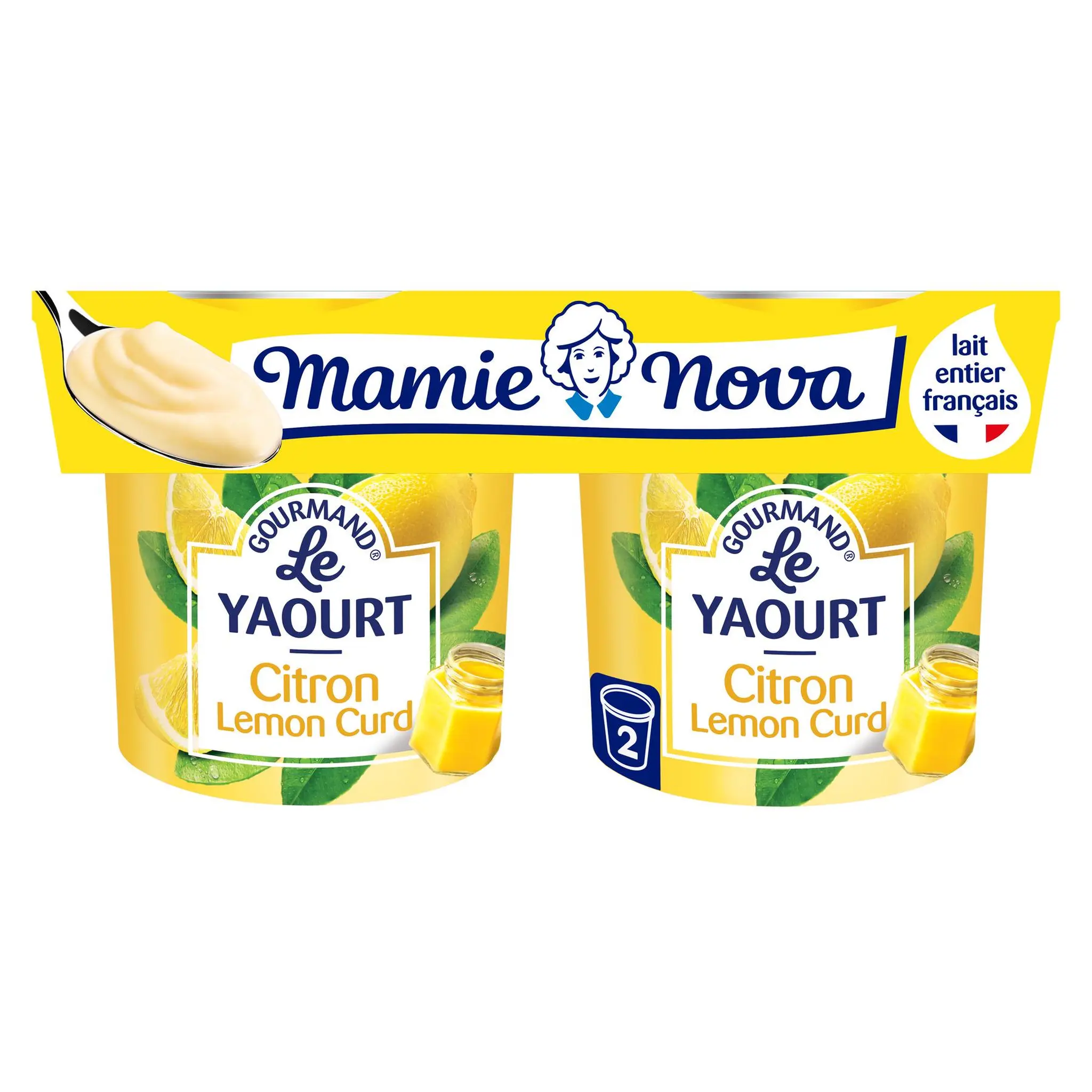 MAMIE NOVA Gourmand Le yaourt aromatisé citron lemon curd