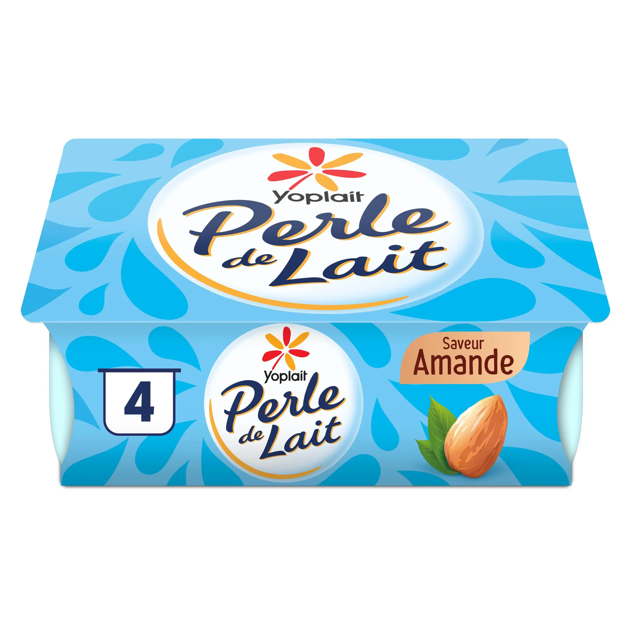 PERLE DE LAIT Yaourt brassé à l'amande