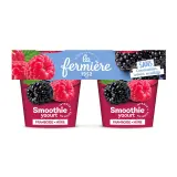 LA FERMIERE Yaourt smoothie framboise mûre
