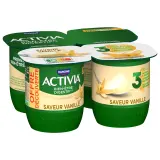 ACTIVIA Probiotiques - Yaourt au bifidus saveur vanille