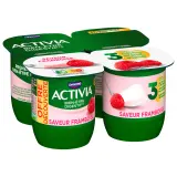 ACTIVIA Probiotique Yaourt au bifidus à la framboise