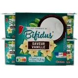 AUCHAN Yaourt au bifidus à la vanille