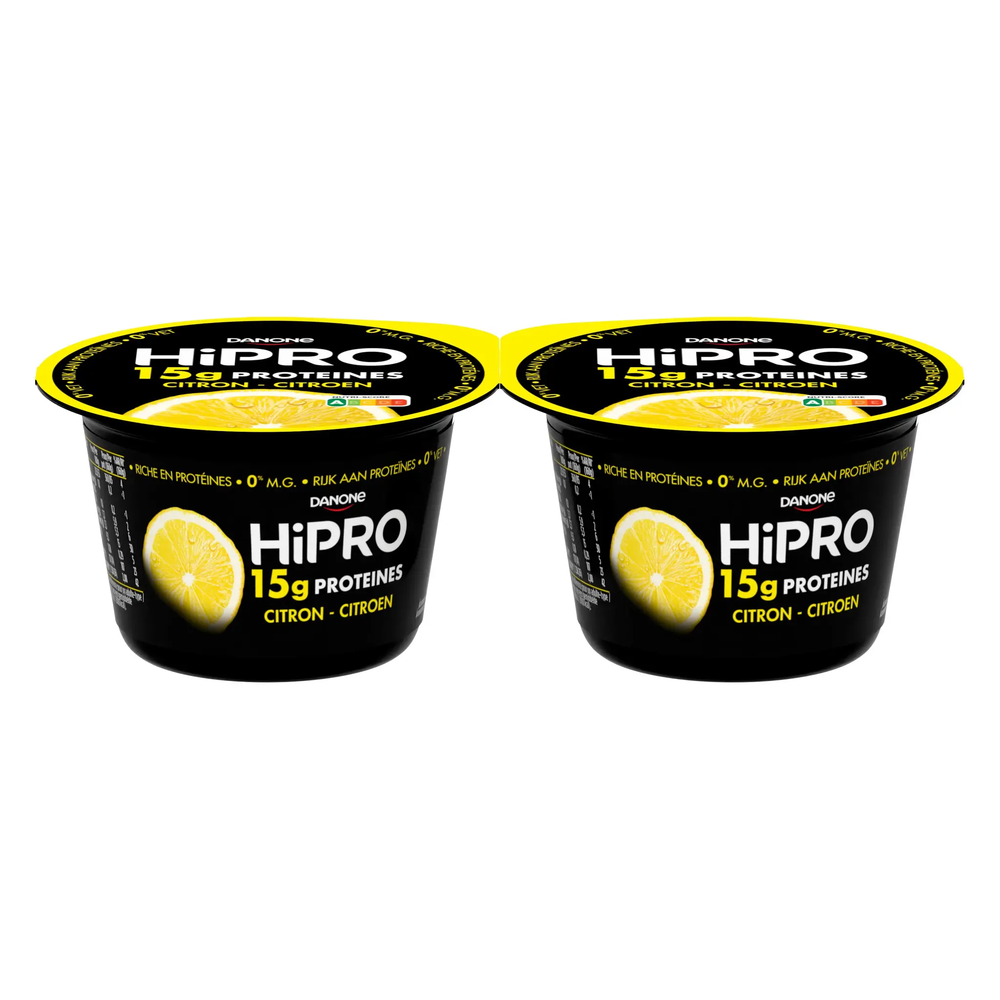 HIPRO Yaourt protéiné saveur citron 0% MG