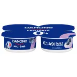 DANONE Protéiné Yaourt fromage blanc à la myrtille 0%MG