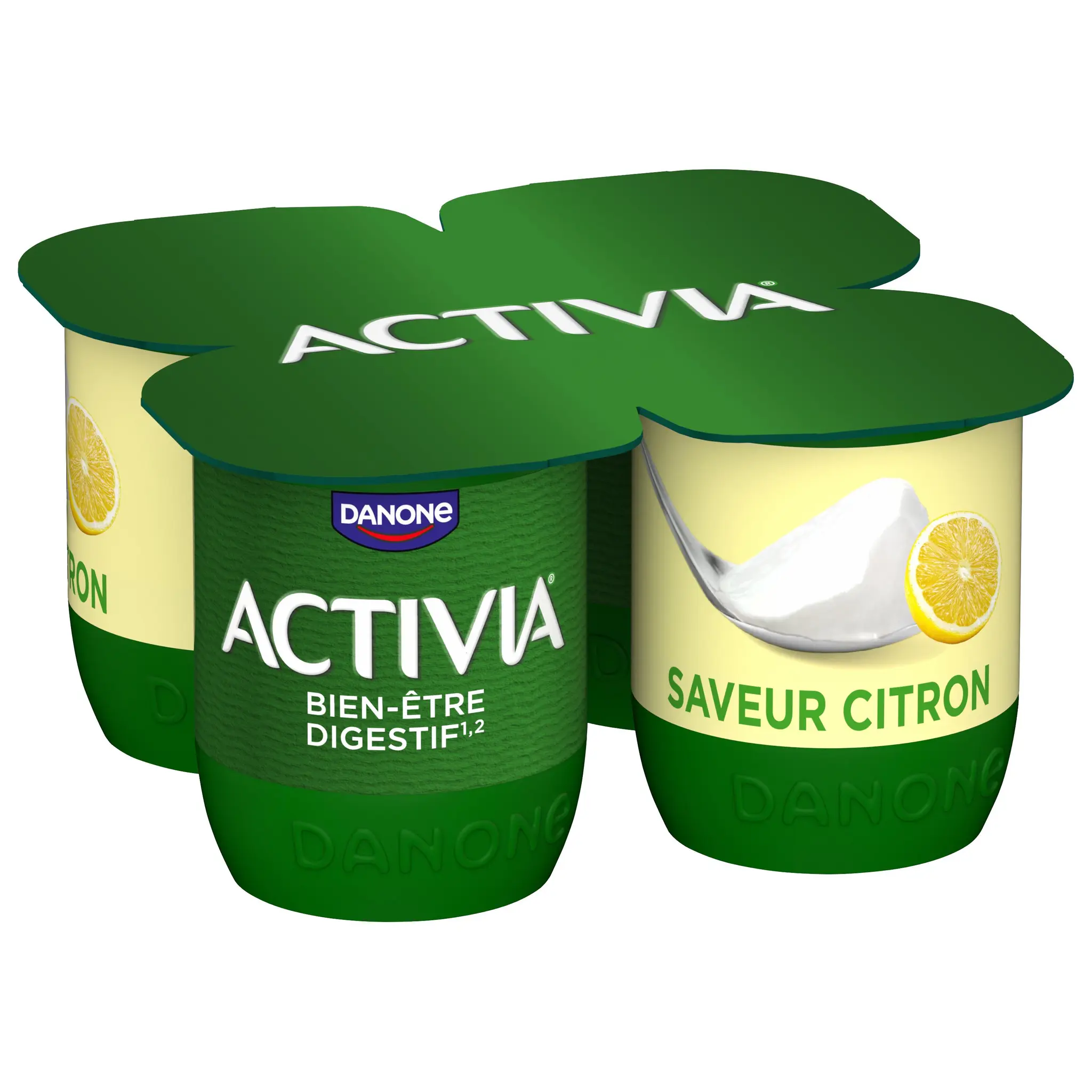 ACTIVIA Probiotiques - Yaourt au bifidus au citron
