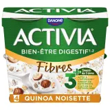 ACTIVIA CEREALES Probiotiques - Yaourt au bifidus au quinoa et noisette