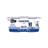 DANONE Skyr protéiné à la mûre et à la myrtille 0%MG
