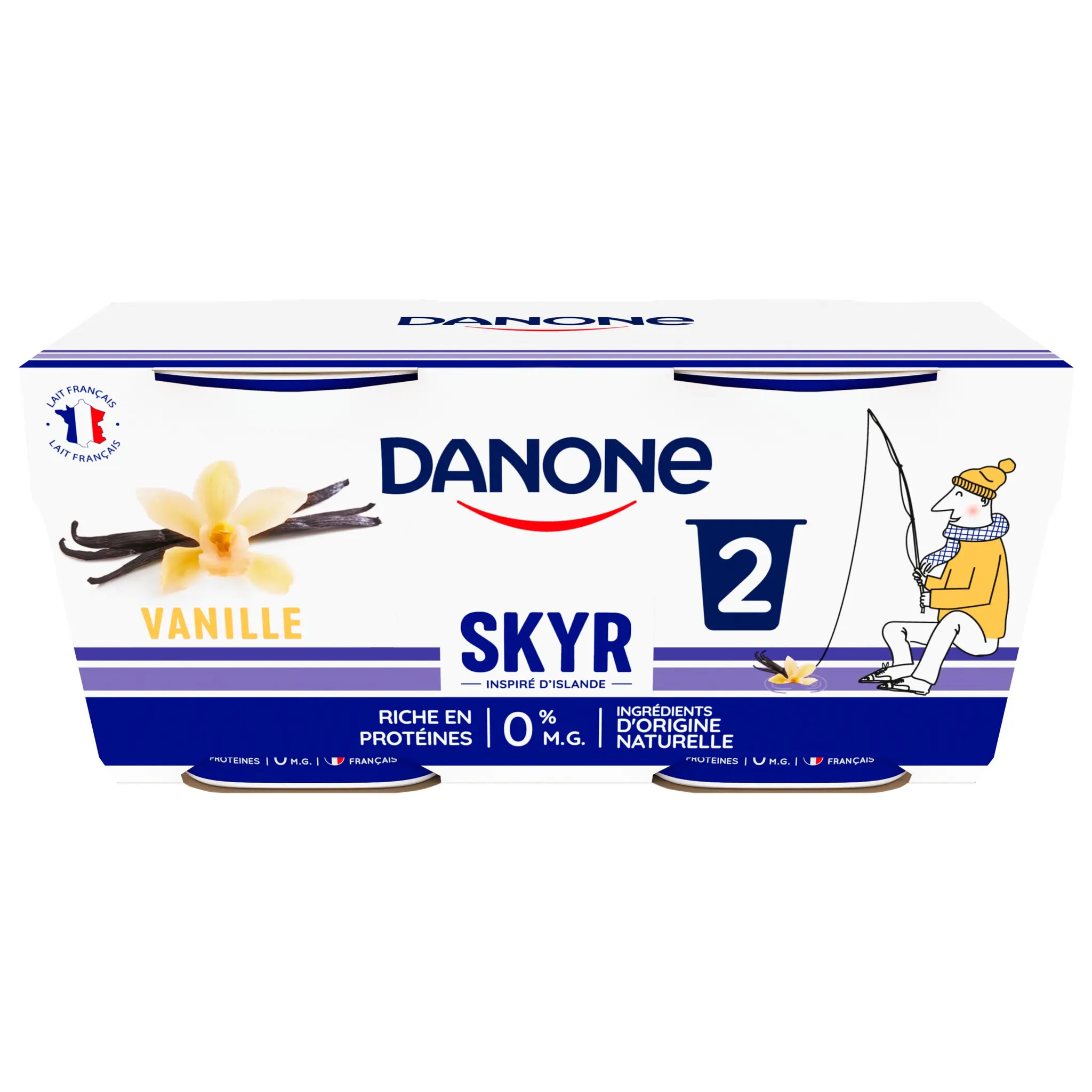 DANONE Skyr à la vanille 0% MG