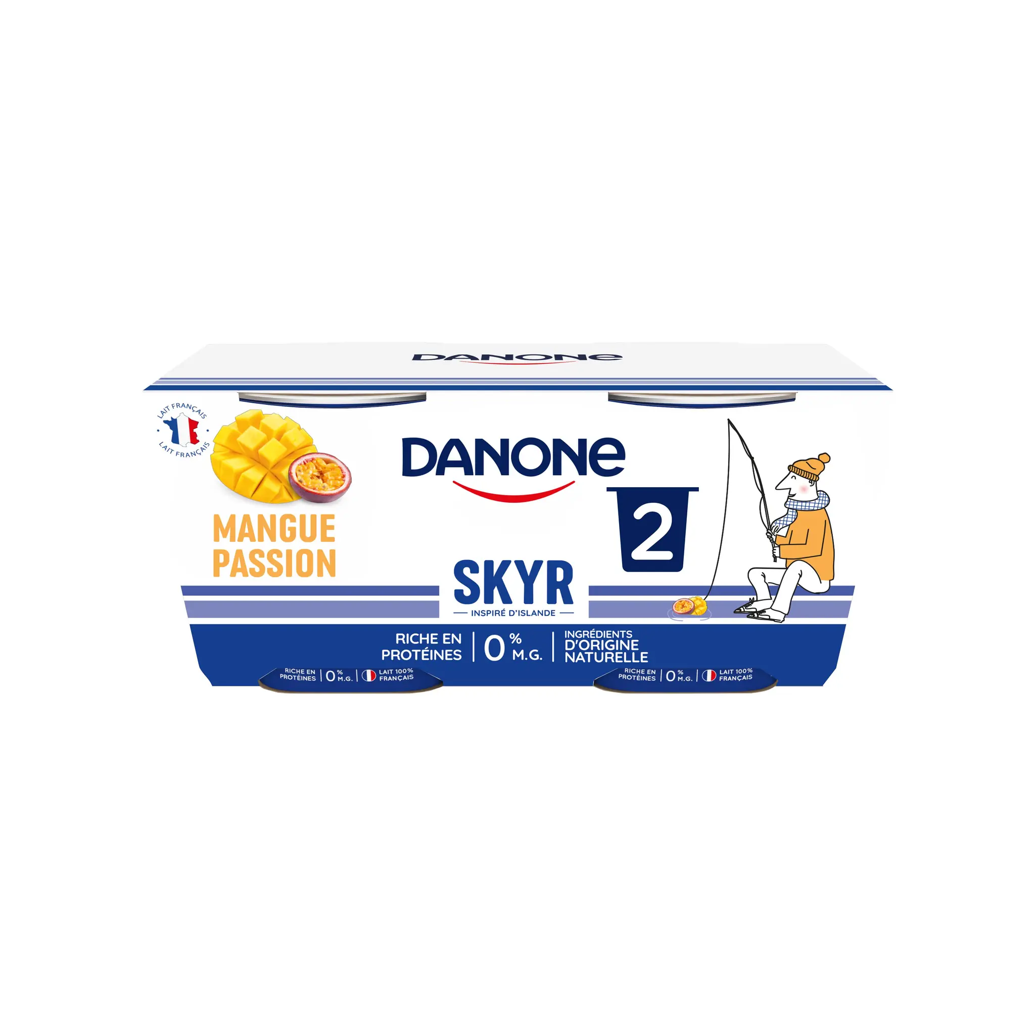 DANONE Skyr mangue passion protéiné 0%MG
