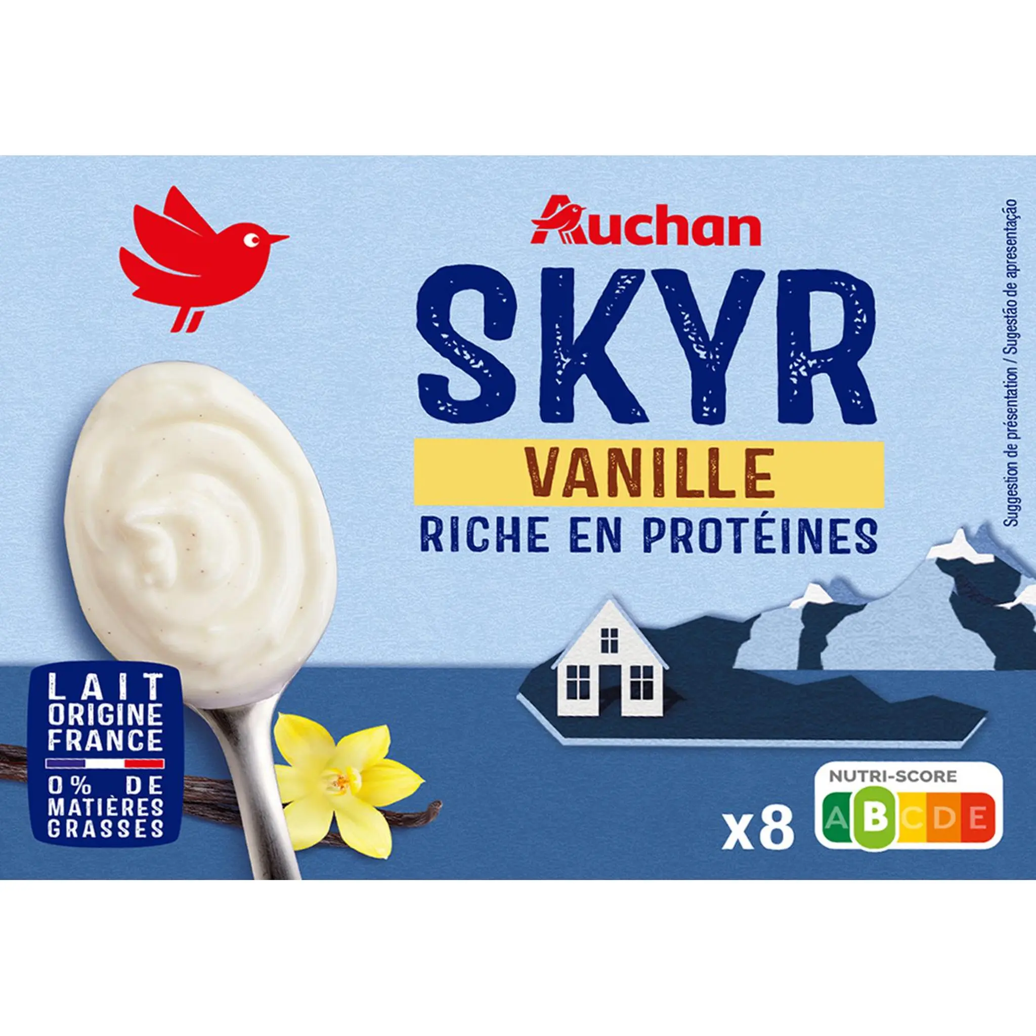 AUCHAN Skyr à la vanille