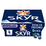 YOPLAIT Skyr sur lit de myrtilles 0% recette islandaise