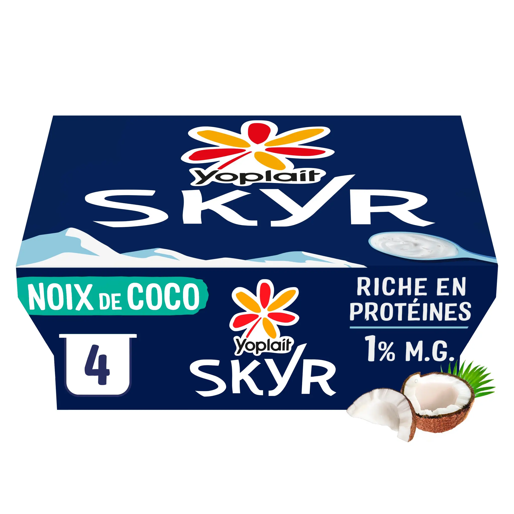 YOPLAIT Skyr à la noix de coco recette islandaise