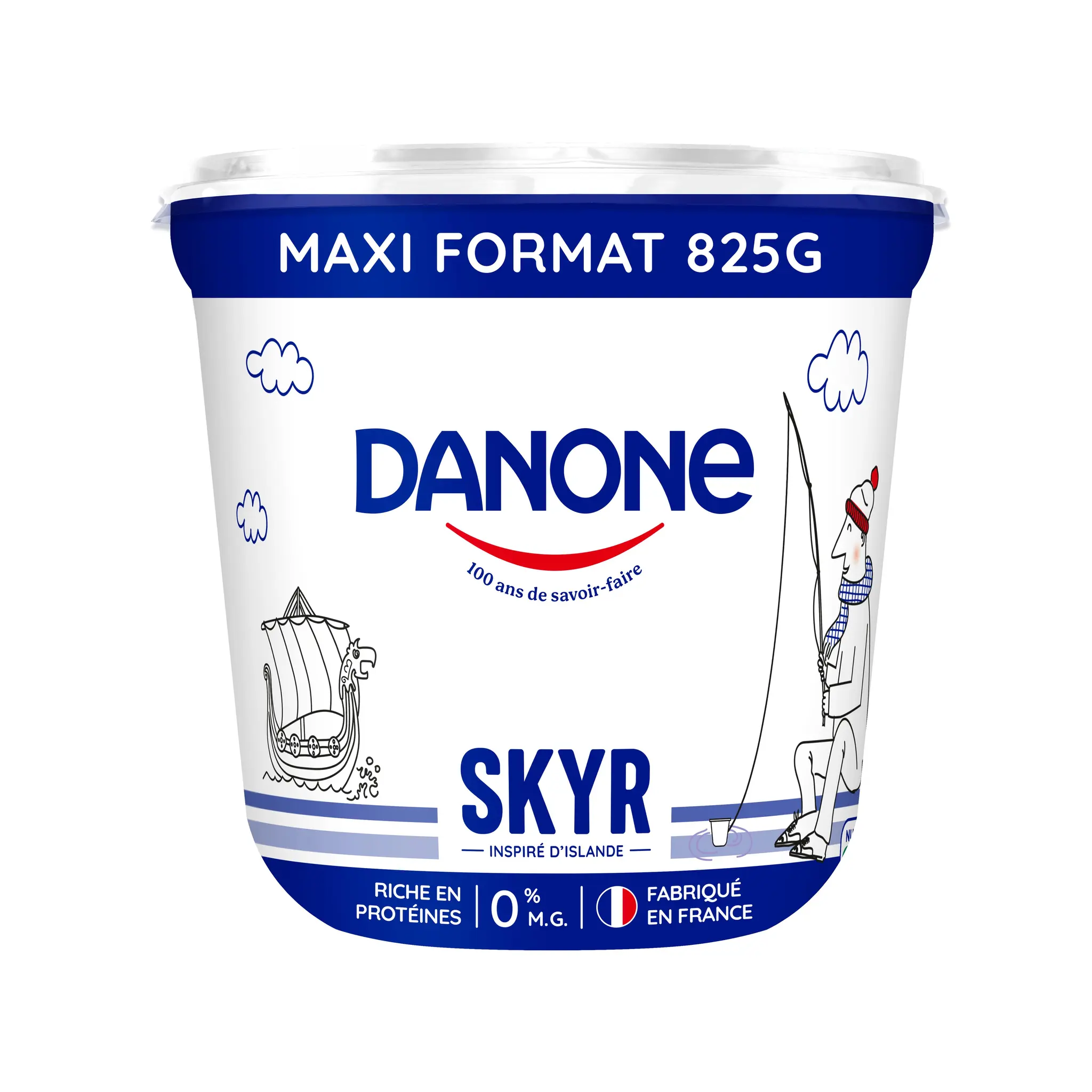 DANONE Skyr protéiné nature 0% MG