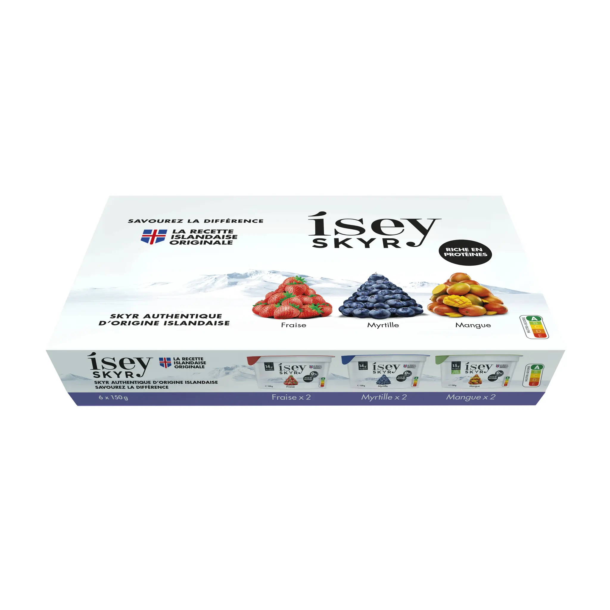 ISEY Skyr panaché fruits