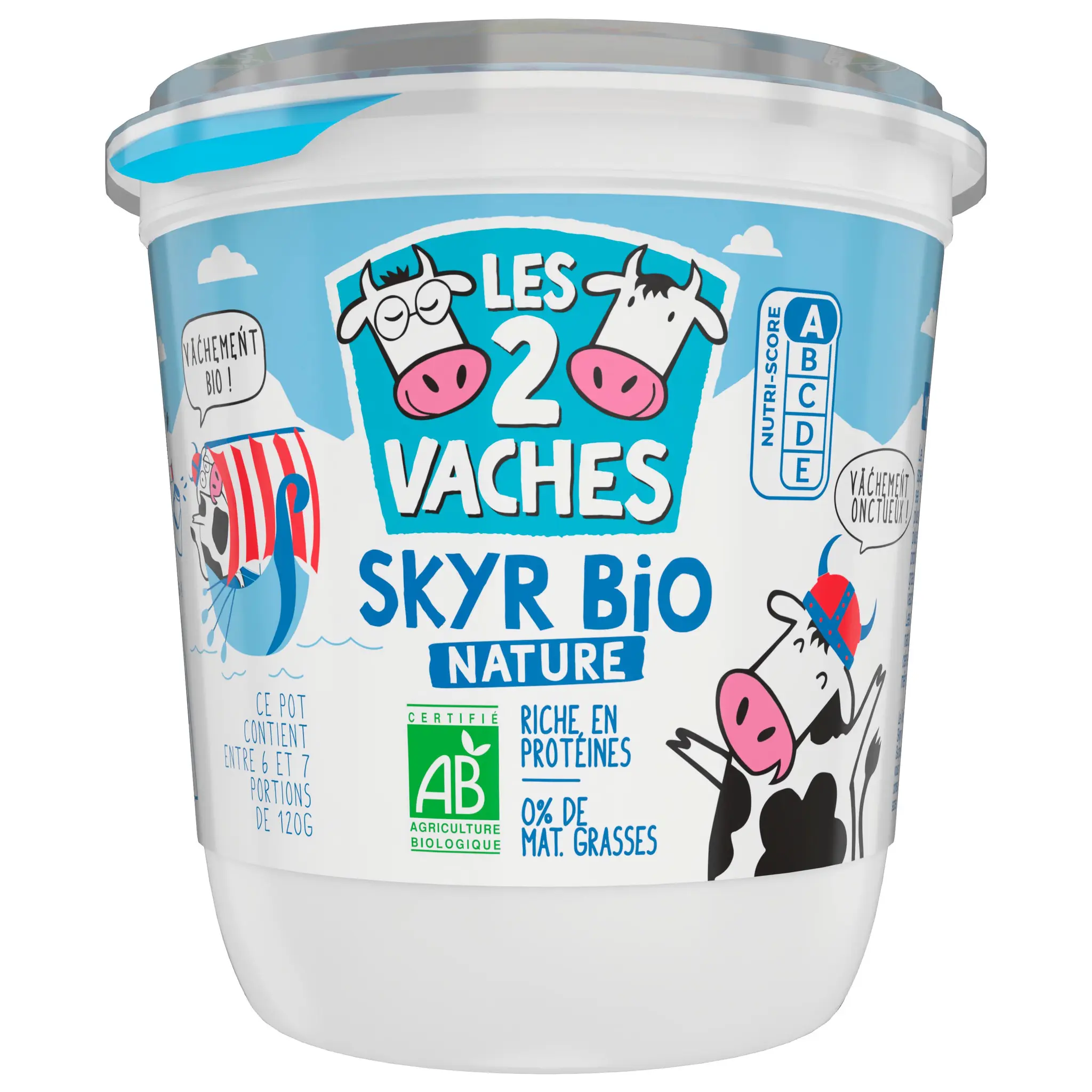 LES 2 VACHES Skyr nature bio