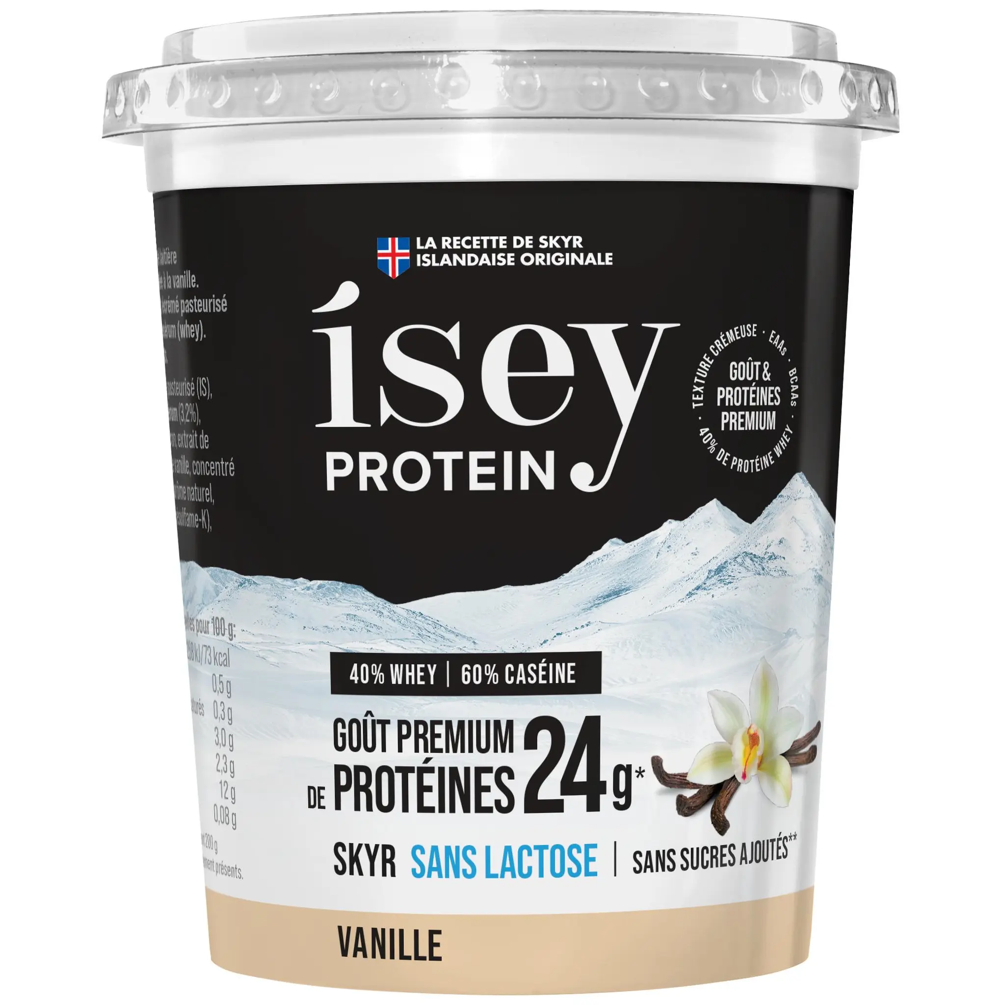 ISEY Protein Skyr saveur vanille 0%MG
