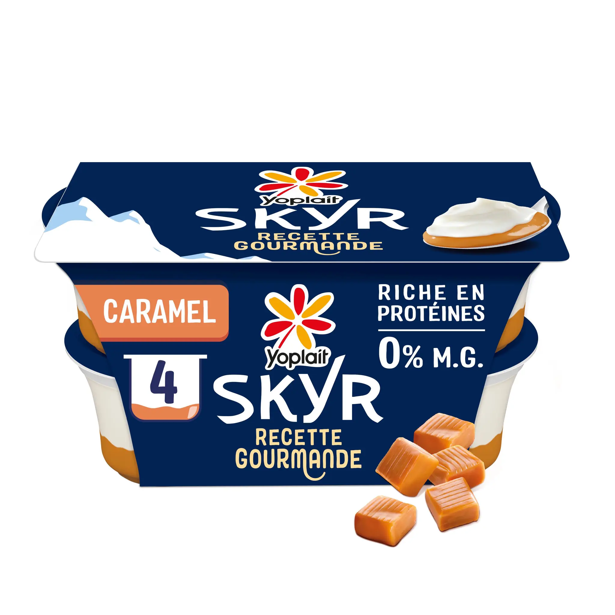 YOPLAIT Skyr gourmand au caramel 0%