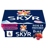 YOPLAIT Skyr saveur fruits rouges et framboise