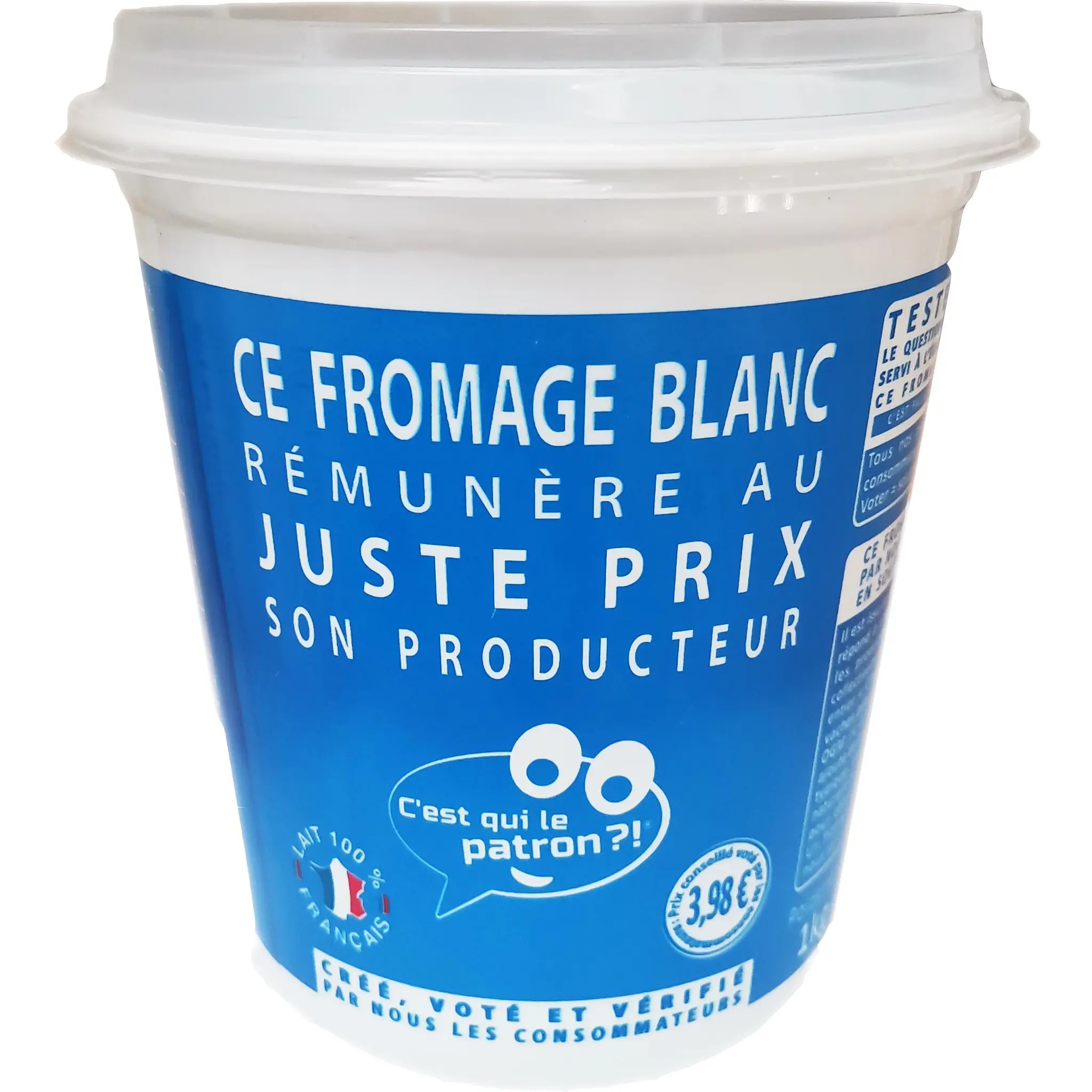 C'EST QUI LE PATRON ?! Fromage blanc 6.8%MG