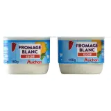 AUCHAN Fromage blanc sucré 3% MG