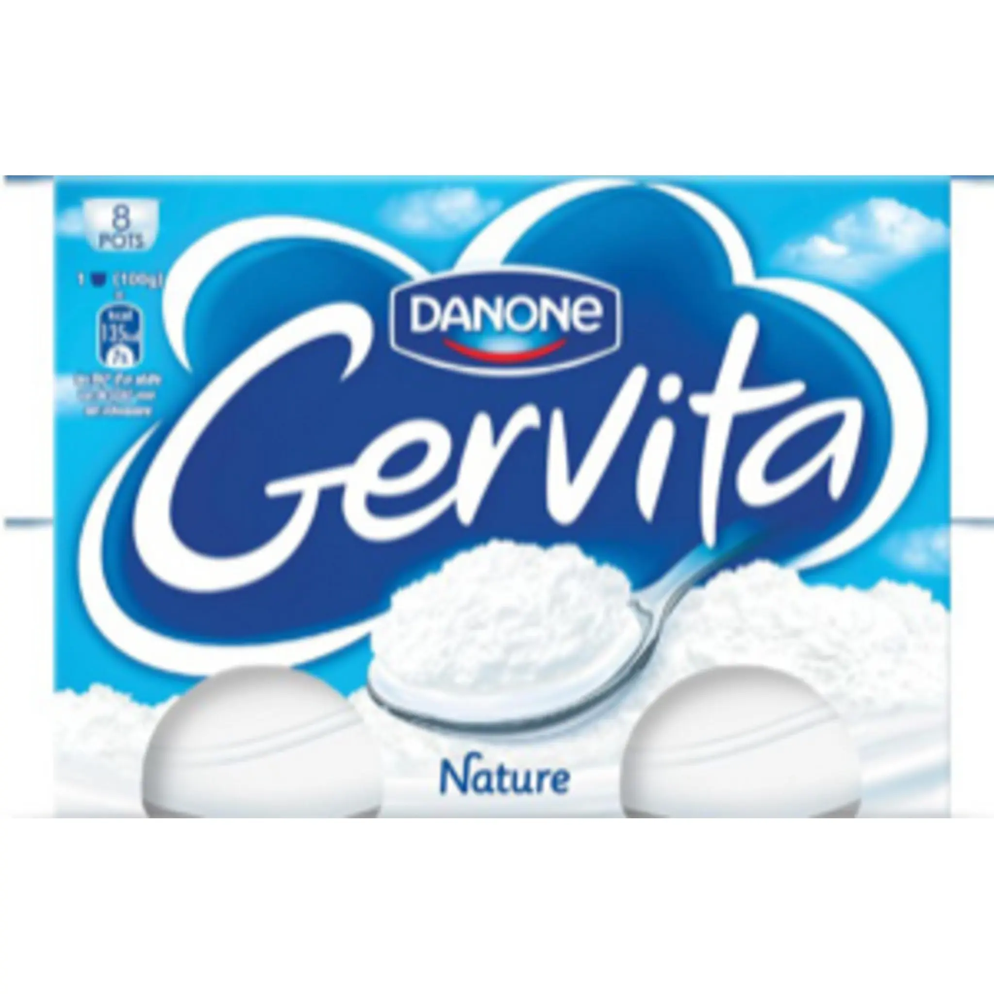 GERVITA Fromage blanc mousse nature