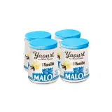 MALO Yaourt au lait entier aromatisé vanille