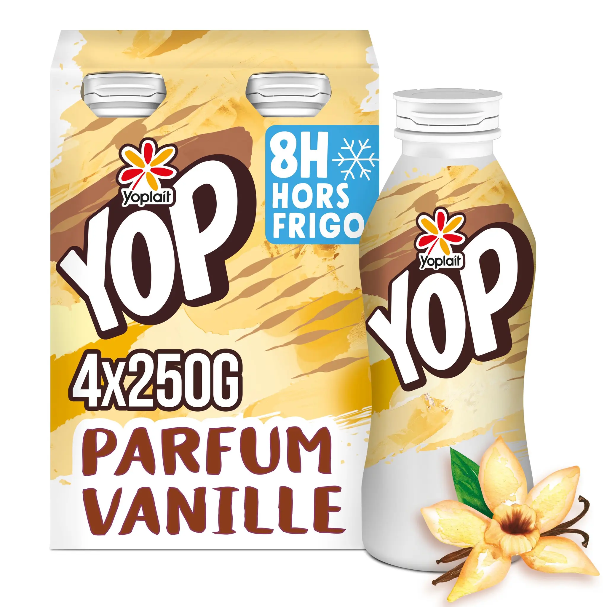 YOPLAIT Yop Yaourt à boire saveur vanille