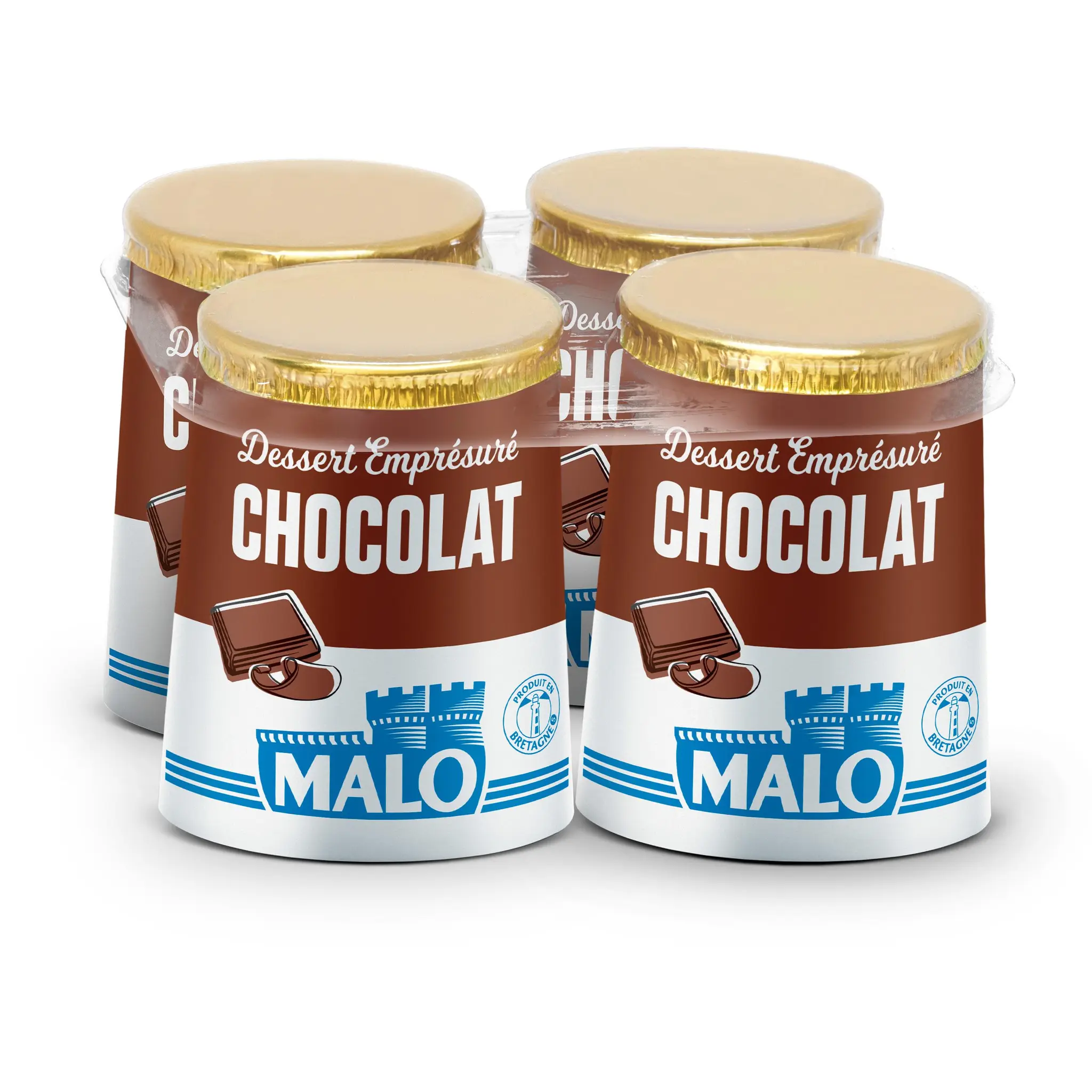 MALO Dessert emprésuré aromatisé chocolat