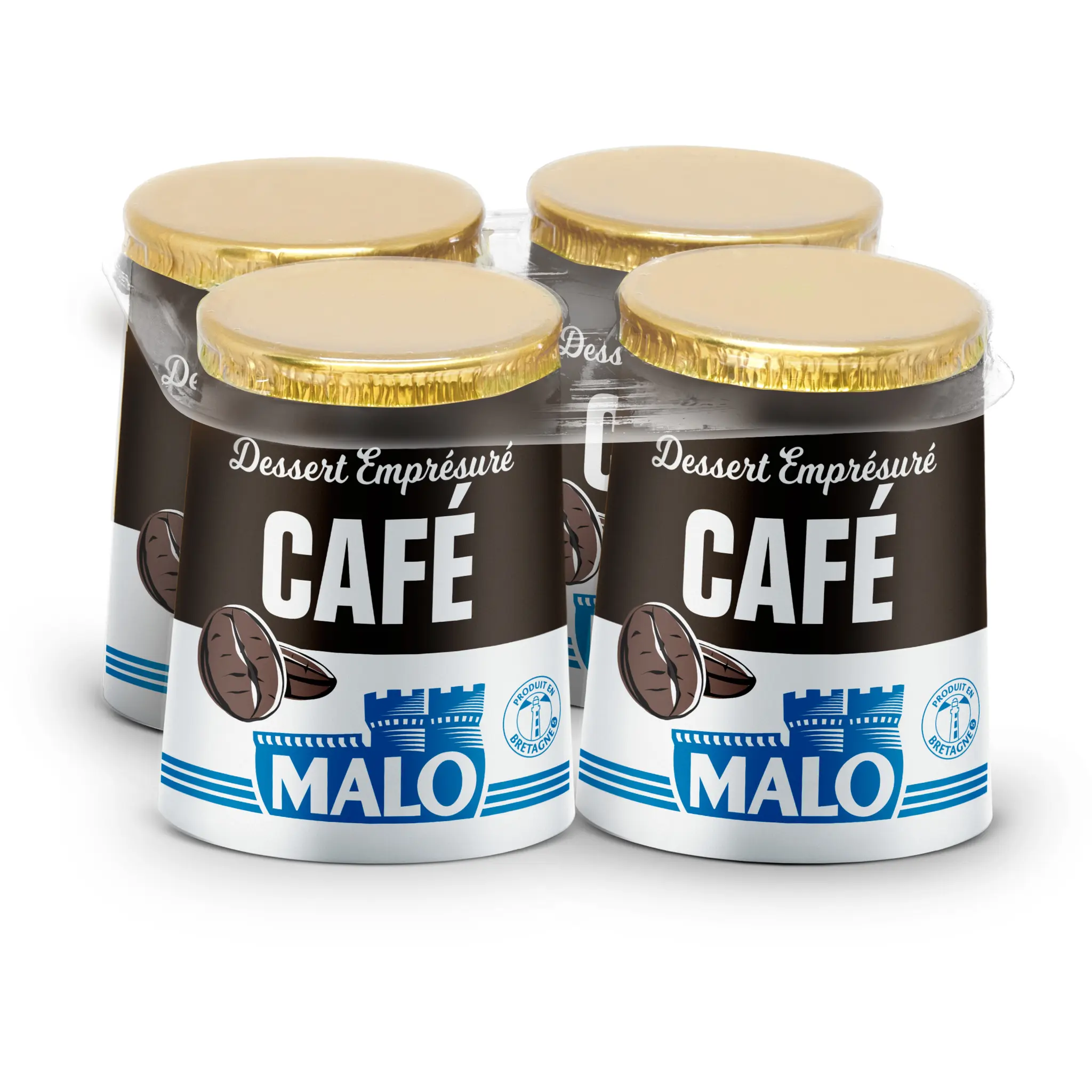 MALO Dessert emprésuré aromatisé café