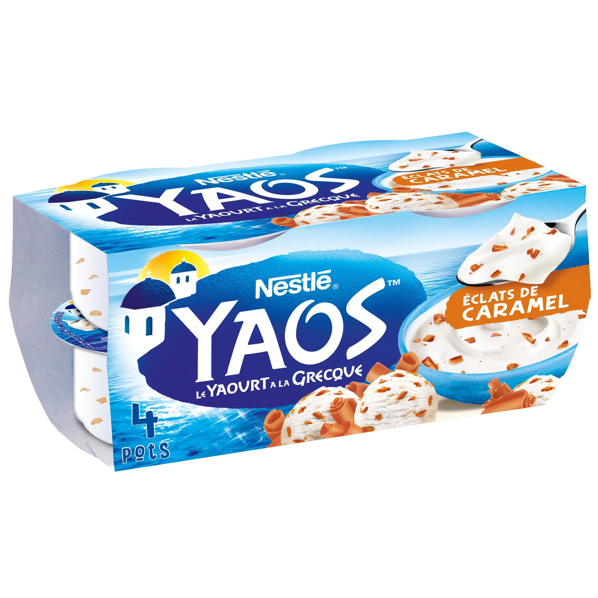 YAOS Yaourt à la grecque aux éclats de caramel