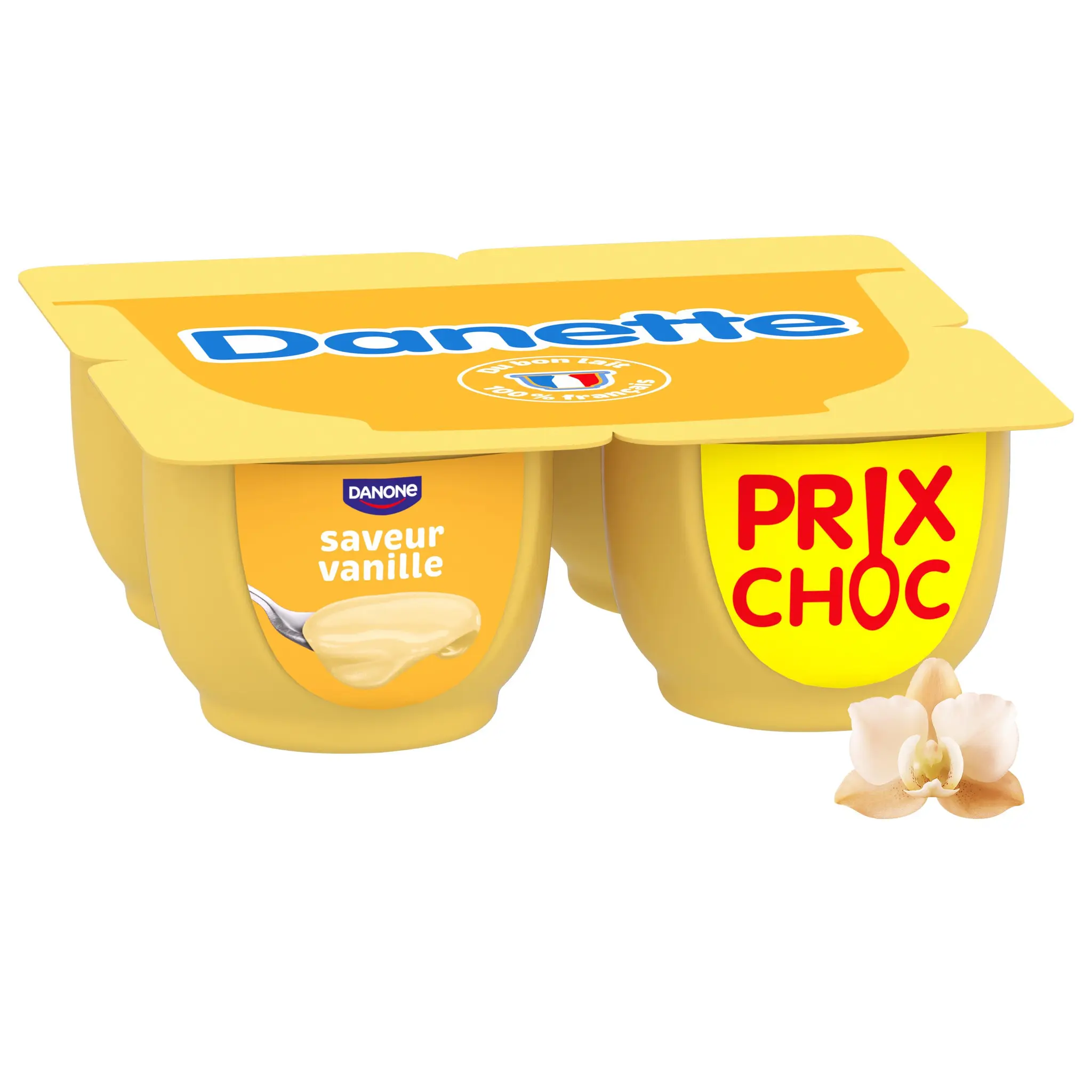 DANETTE Crème dessert à la vanille