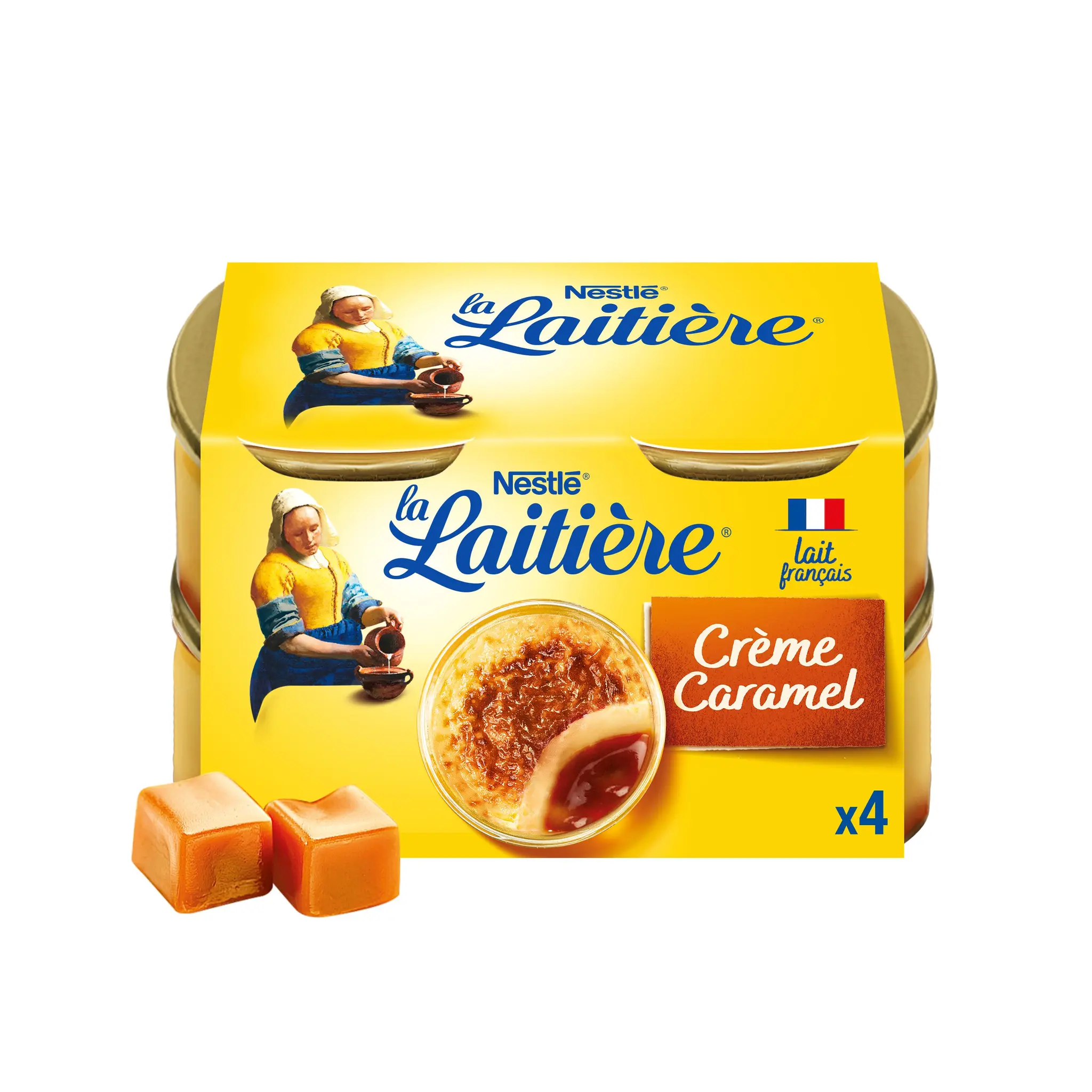 LA LAITIERE Crème caramel dorée au four