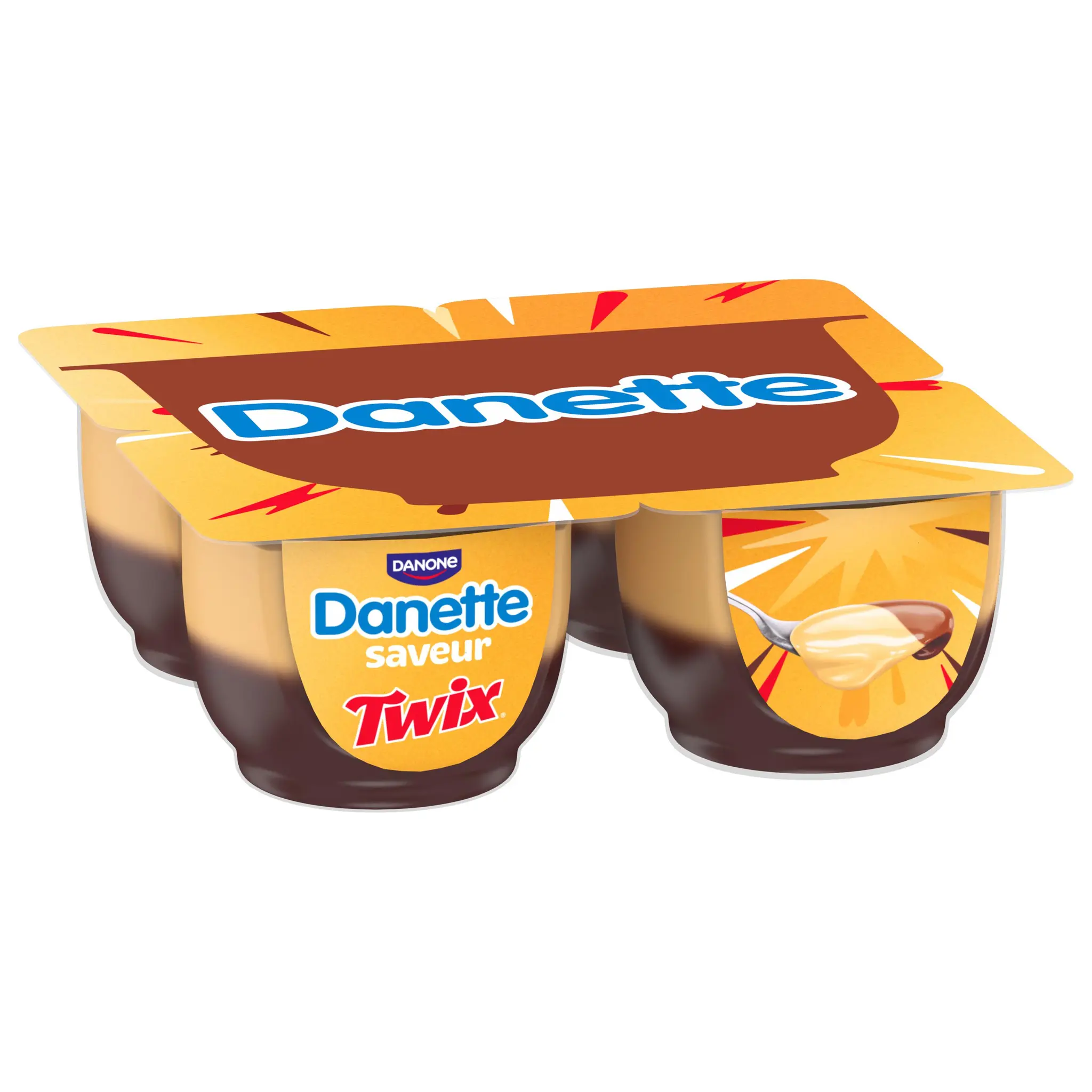 DANETTE Crème dessert saveur Twix