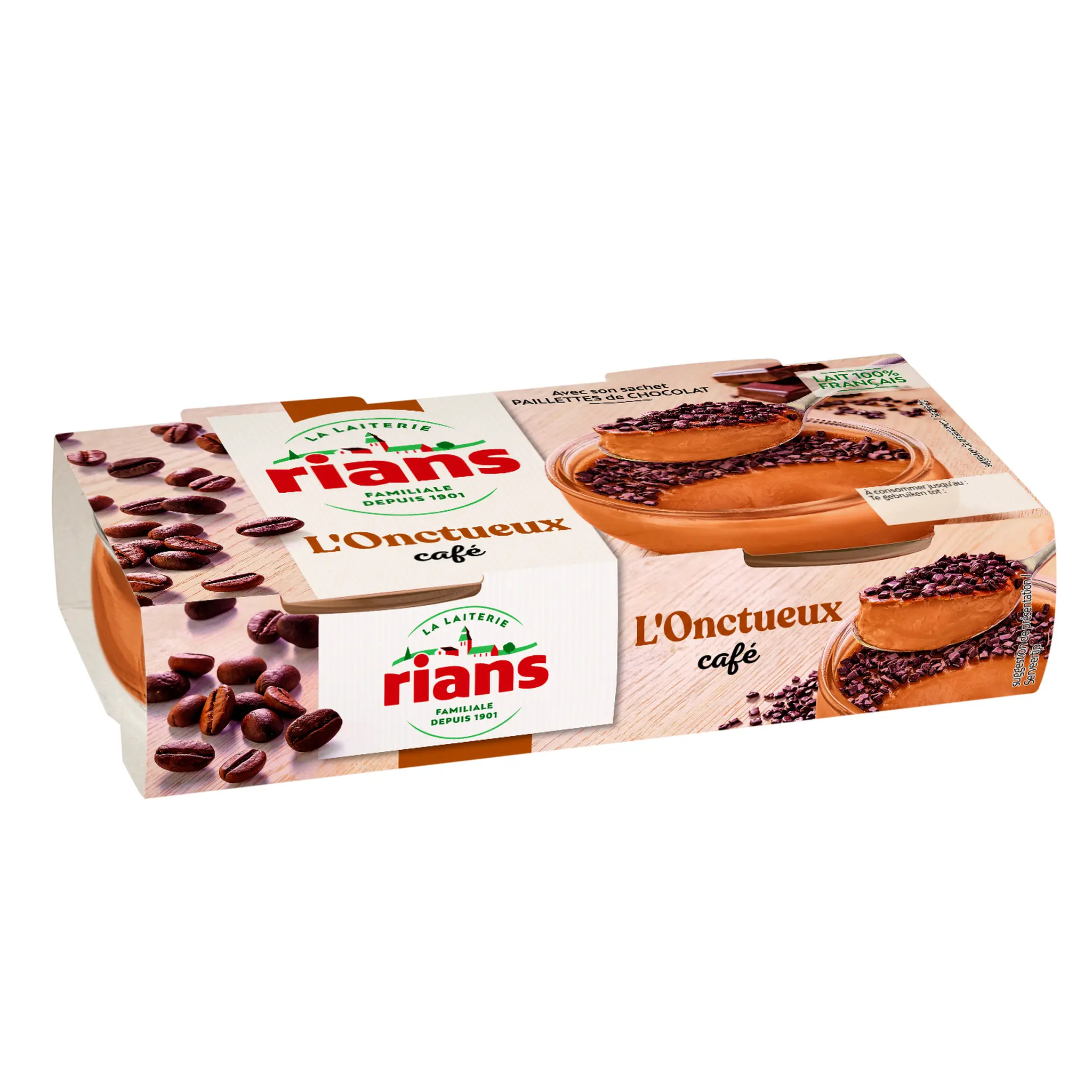 RIANS Crème dessert onctueuse au café