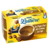 LA LAITIERE Petit pot de crème au café