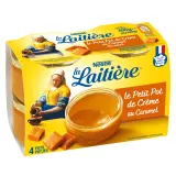 LA LAITIERE Petit pot de crème au caramel