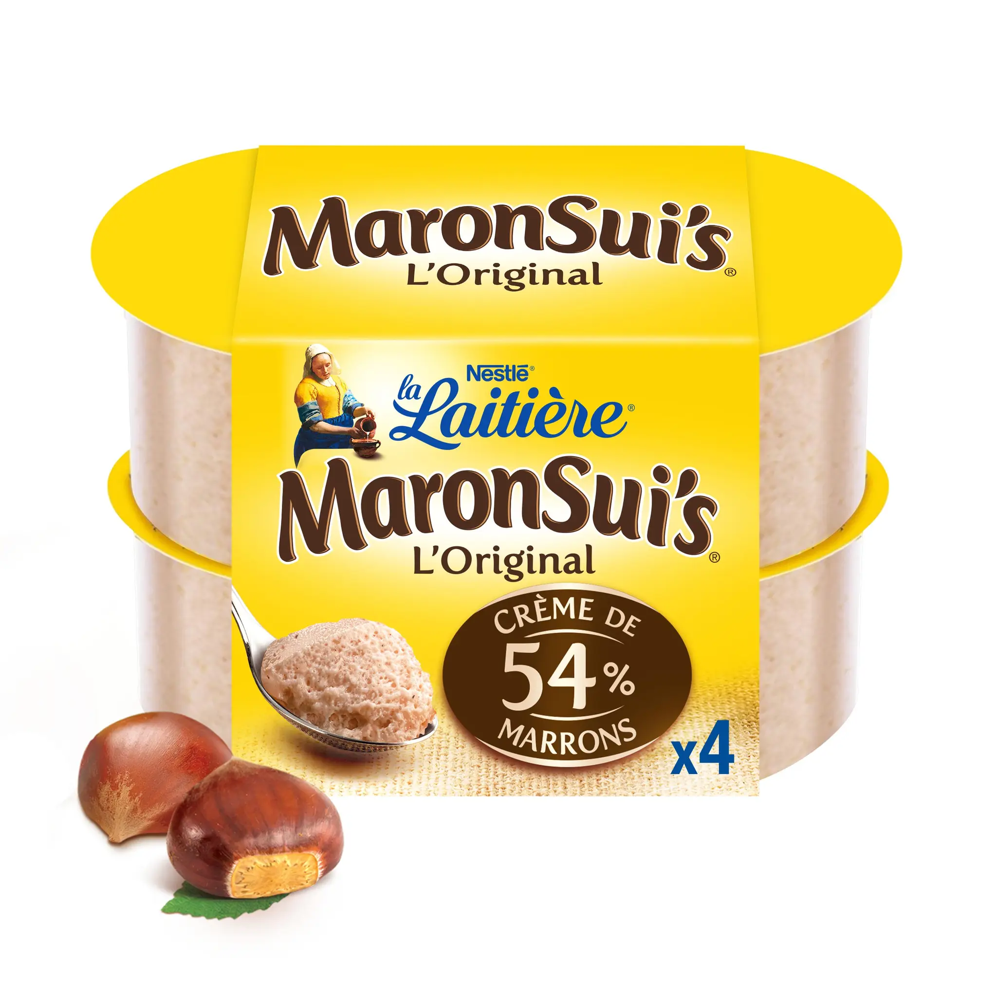 LA LAITIERE Maronsuis Mousse à la crème de marrons