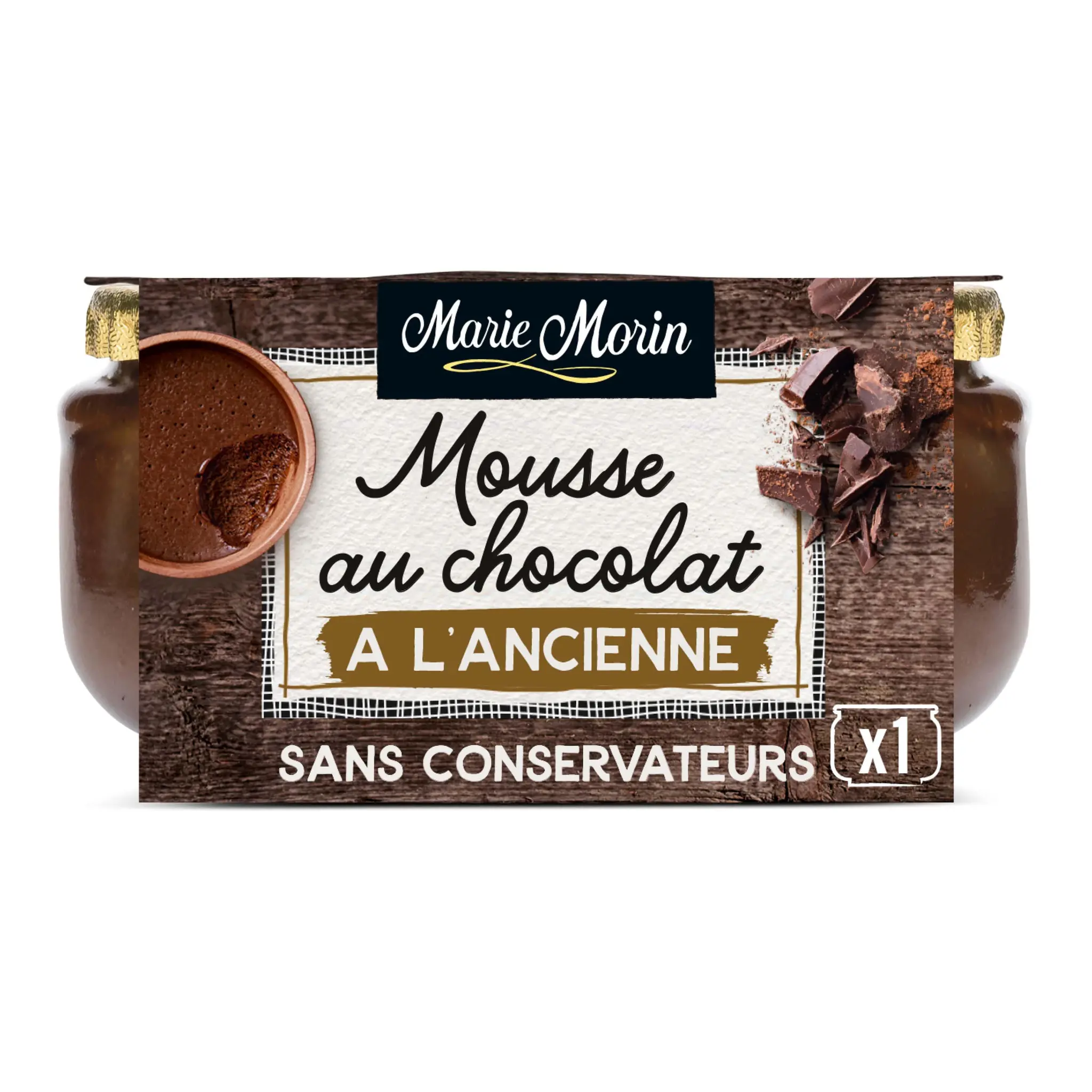 MARIE MORIN Mousse au chocolat à l'ancienne