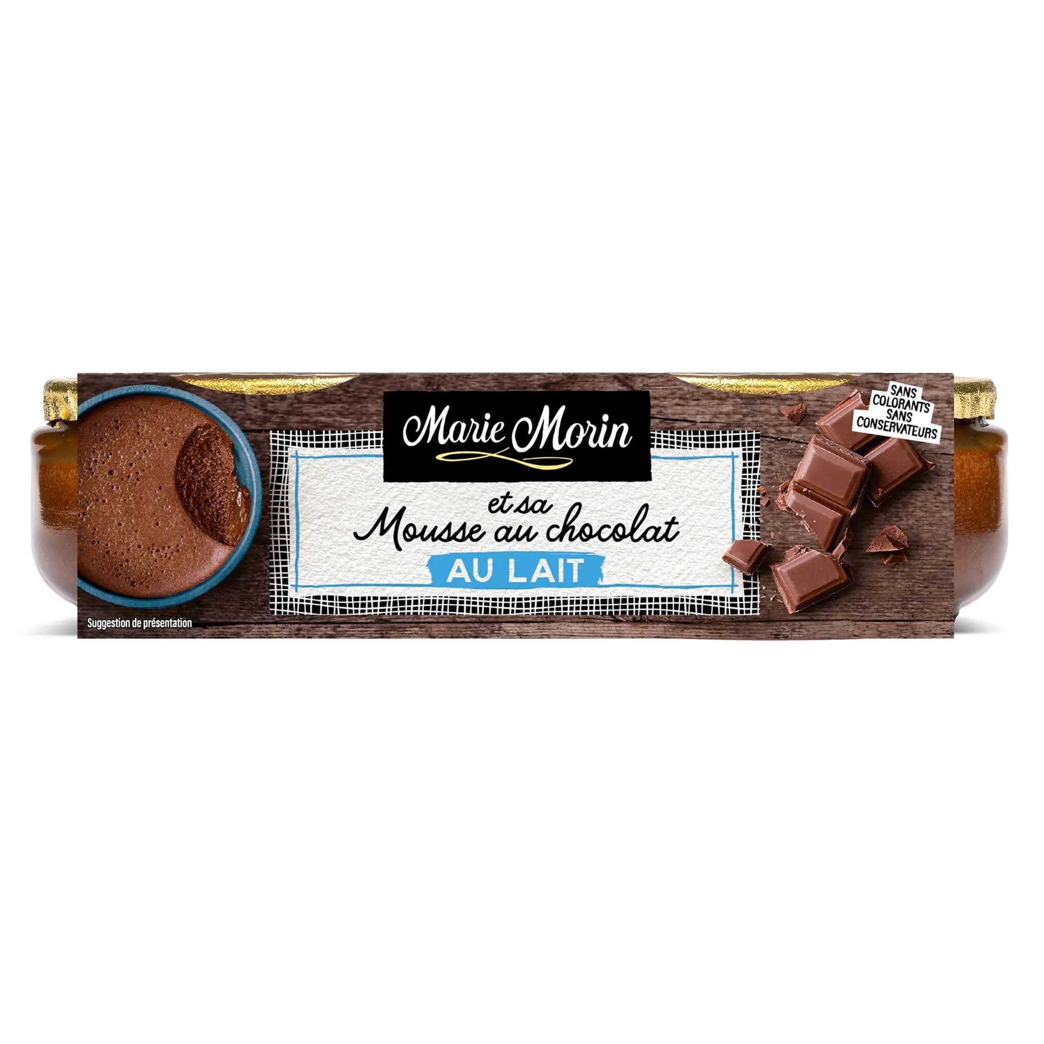 MARIE MORIN Mousse au chocolat au lait