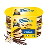 LA LAITIERE Feuilleté de mousse à la vanille