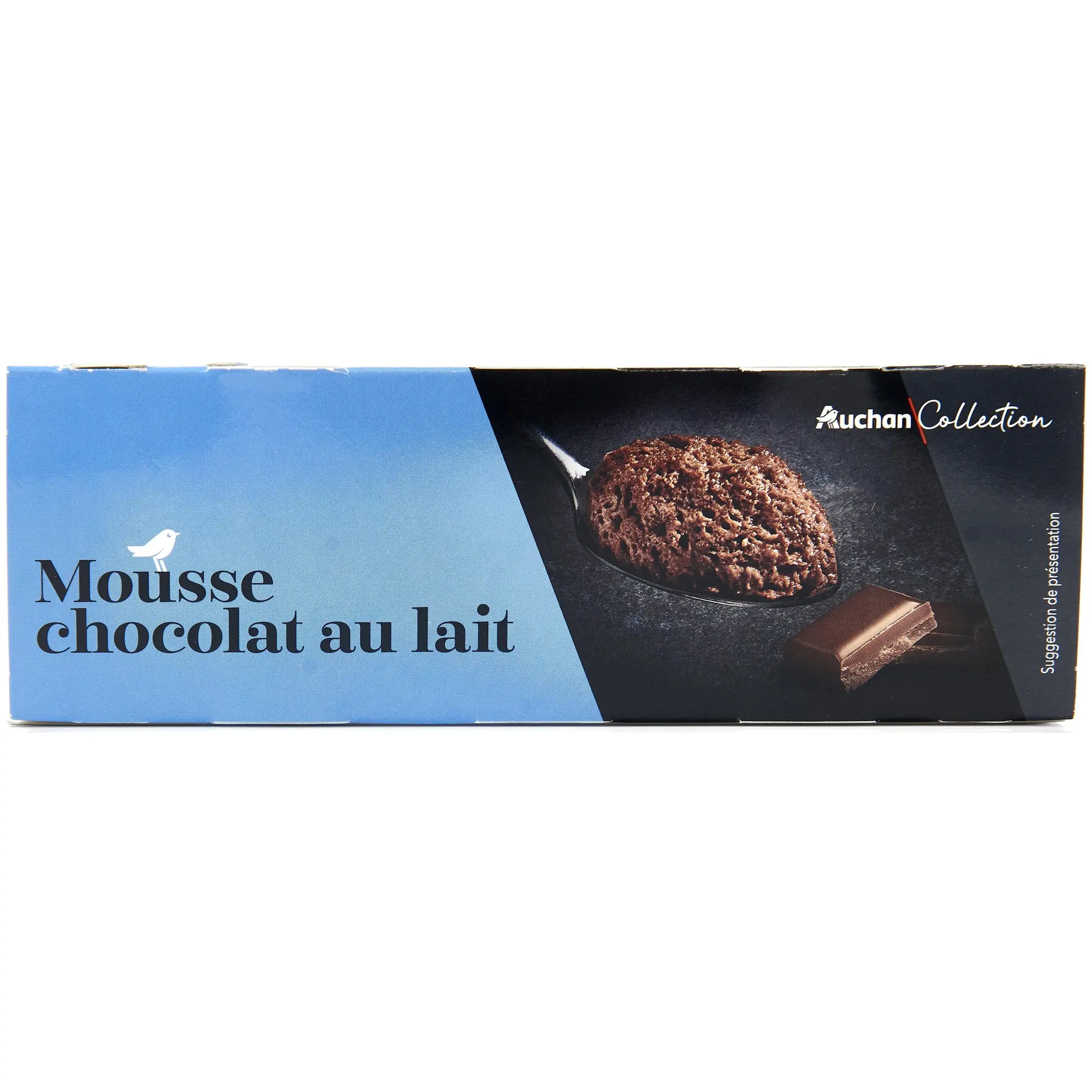 AUCHAN COLLECTION Mousse au chocolat au lait