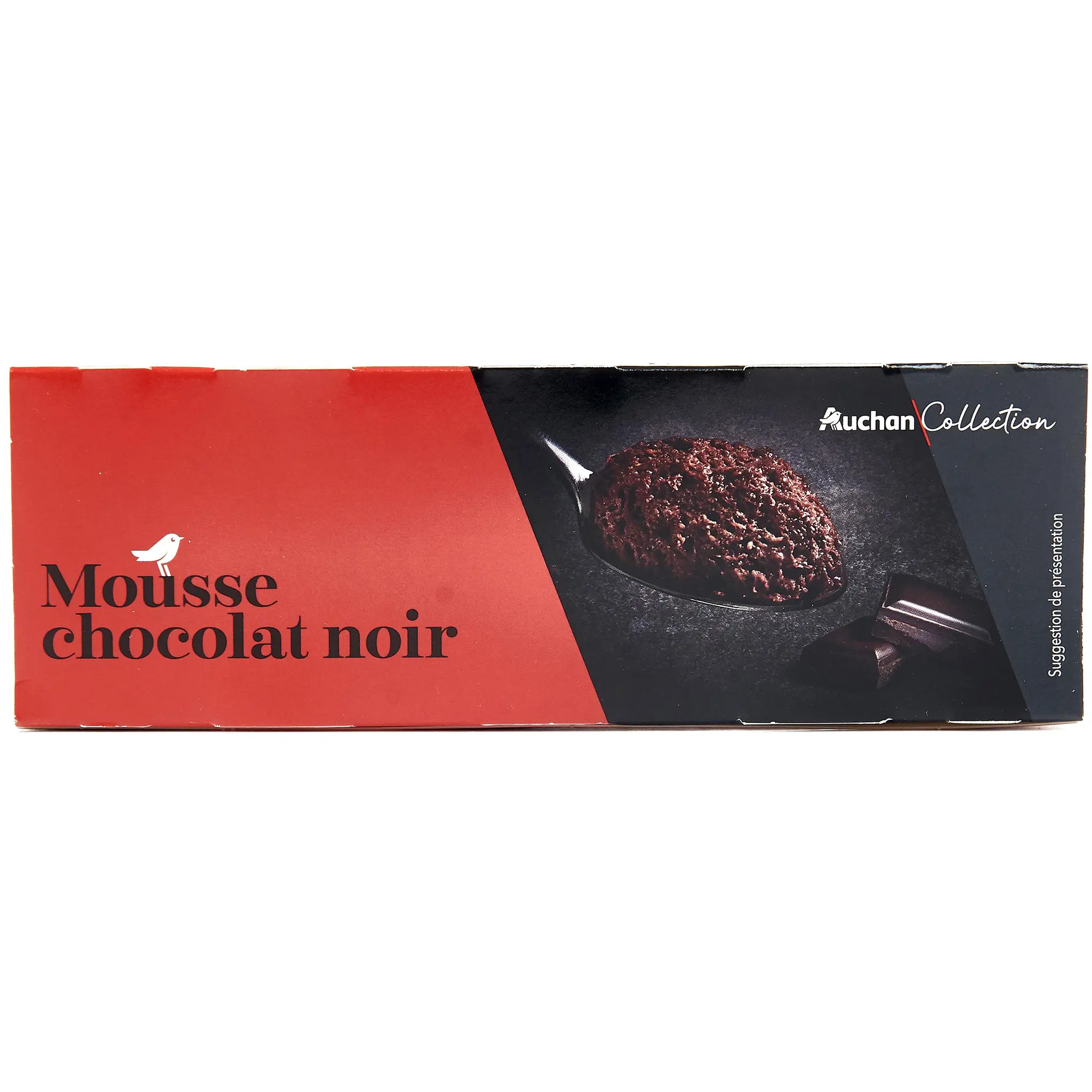 AUCHAN COLLECTION Mousse au chocolat noir
