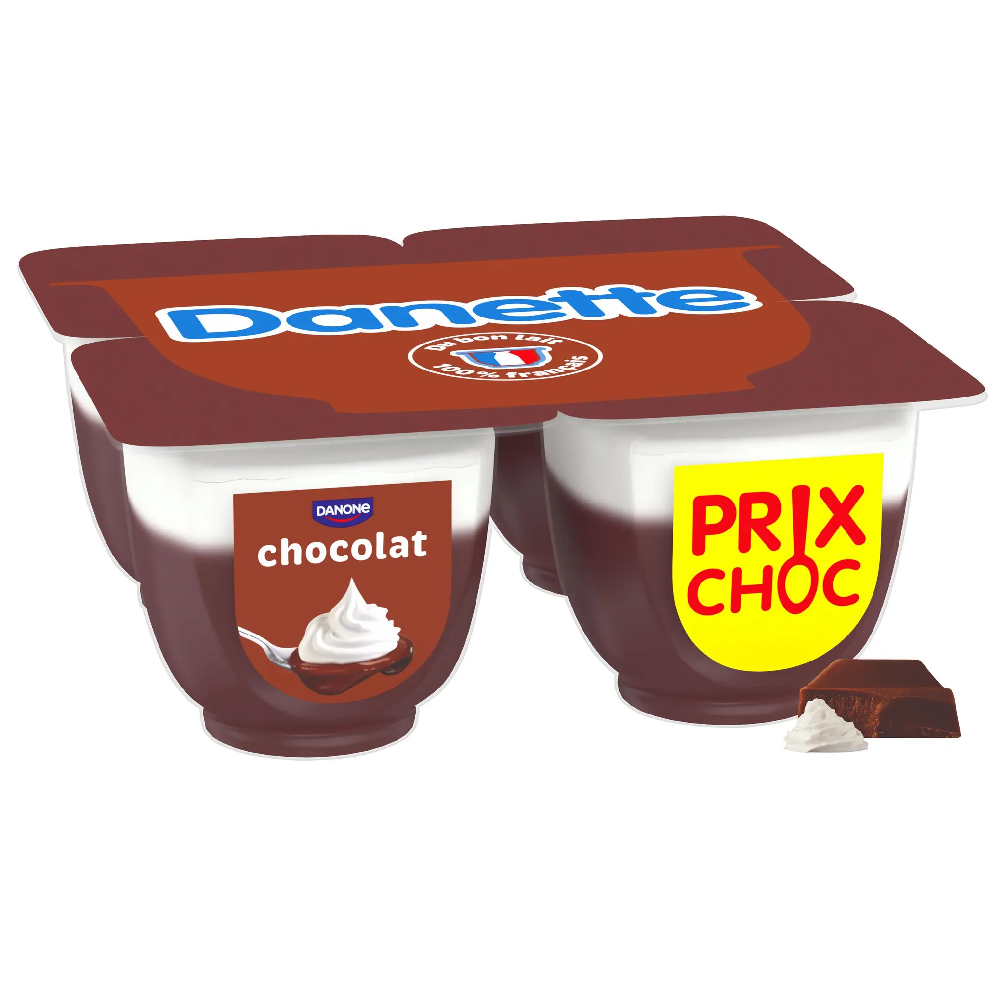 DANETTE Liégeois au chocolat