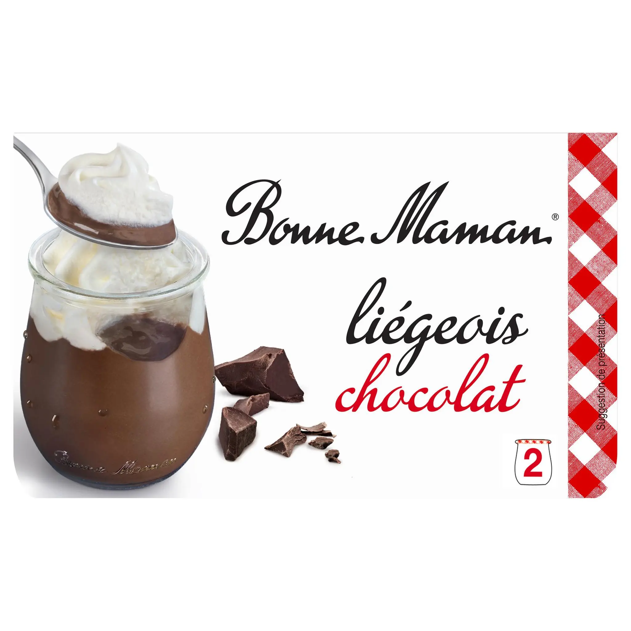 BONNE MAMAN Liégeois au chocolat