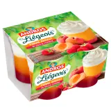ANDROS Liégeois pomme abricot et coeur de framboise
