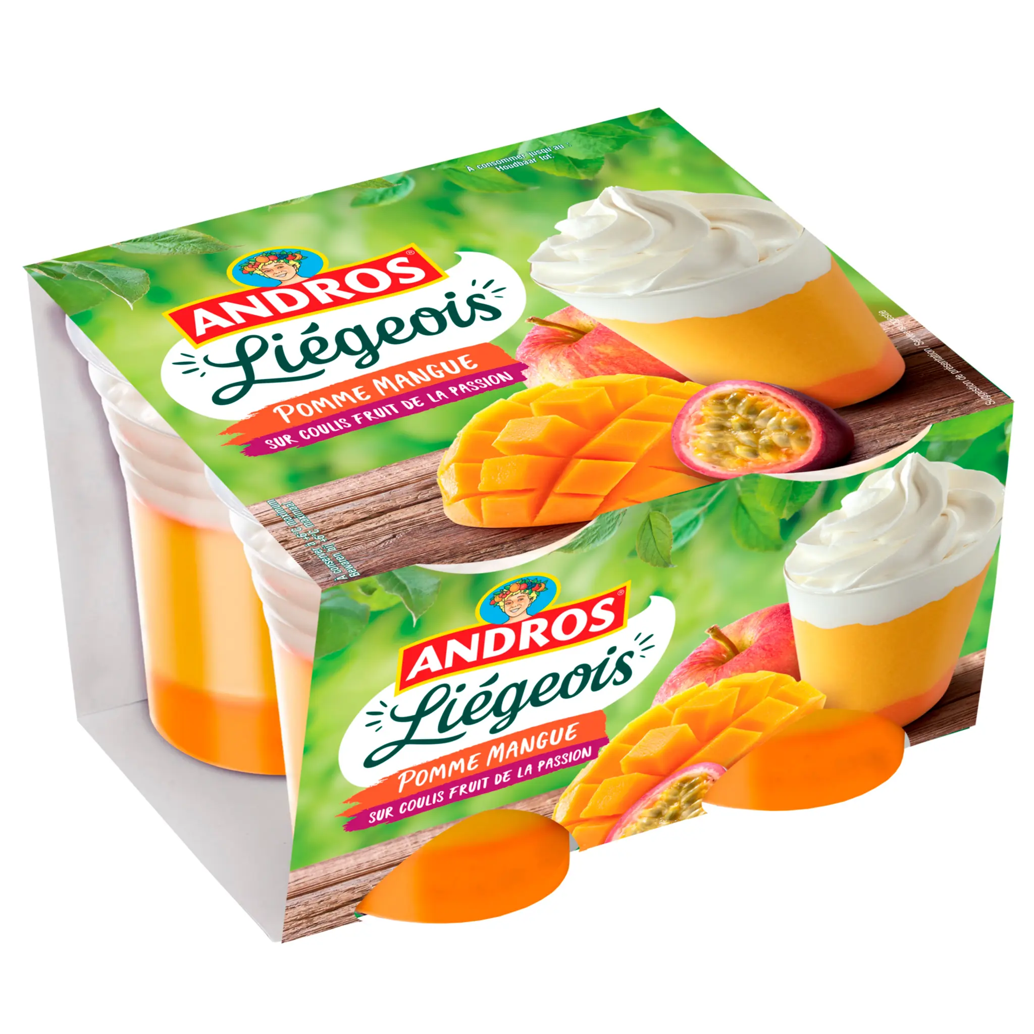 ANDROS Liégeois pomme mangue passion