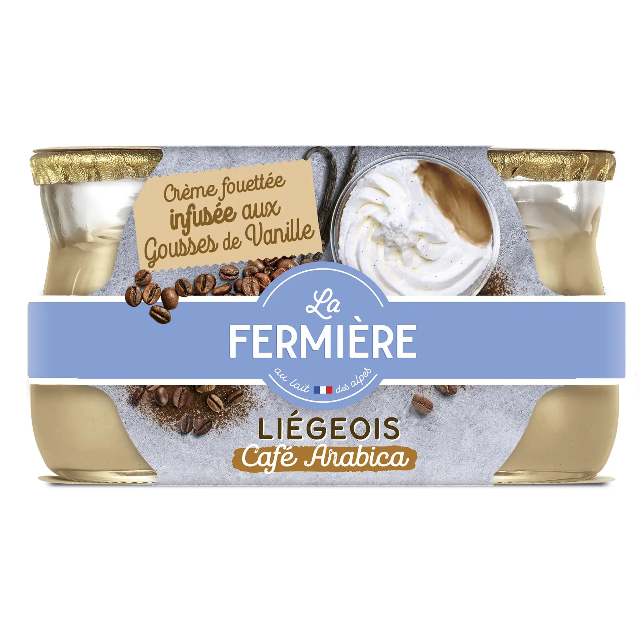 LA FERMIERE Liégeois au café