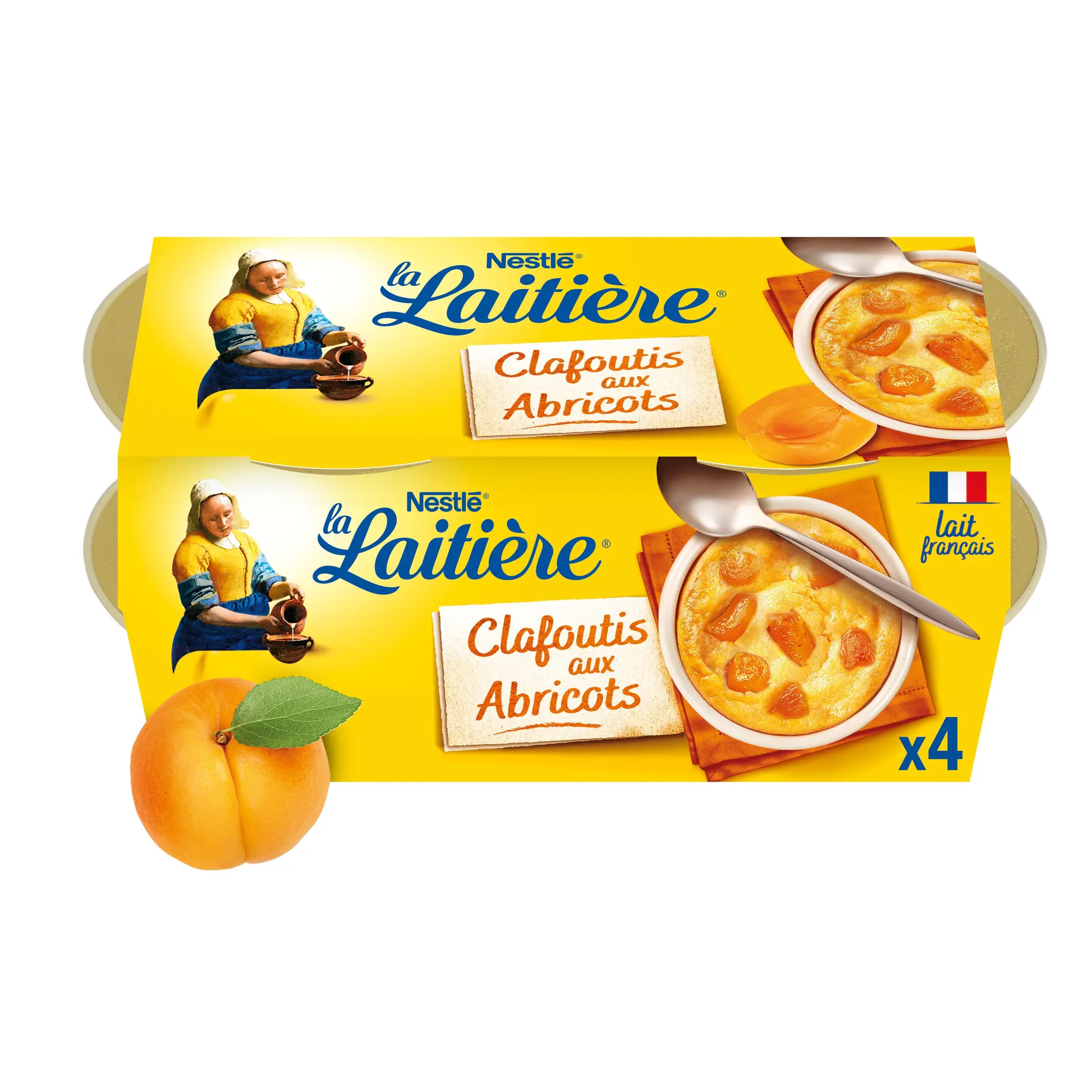 LA LAITIERE Dessert pâtissier clafoutis aux abricots